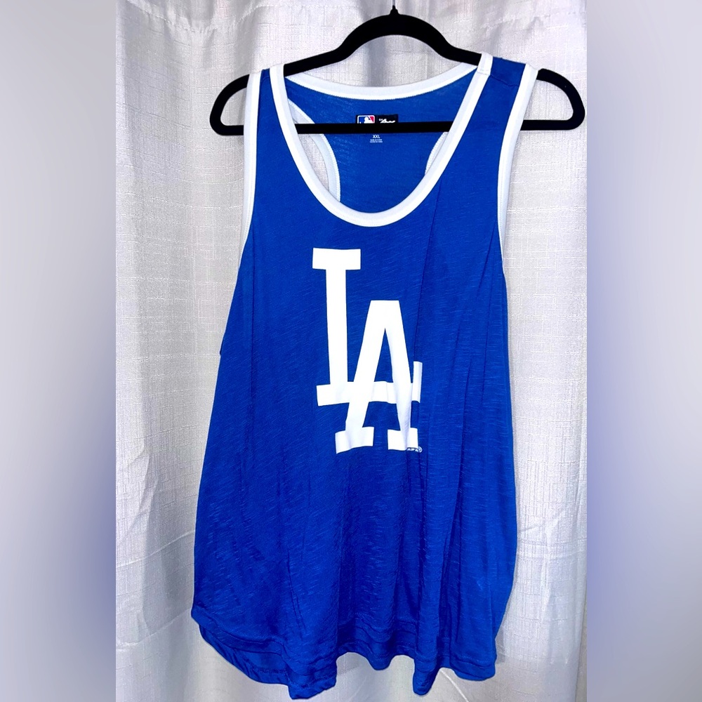 Los Angeles Dodgers Swing Tank XXL Blue